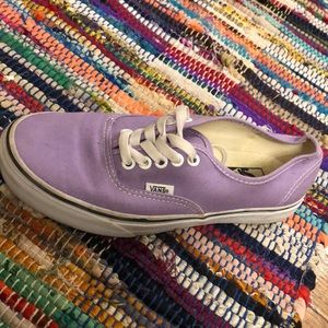 Women’s purple vans size 8